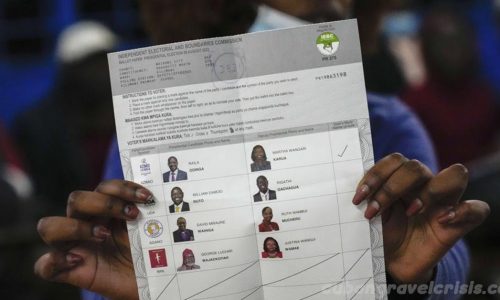 Kenyans รอผลการเลือกตั้งประธานาธิบดีอย่างใกล้ชิด